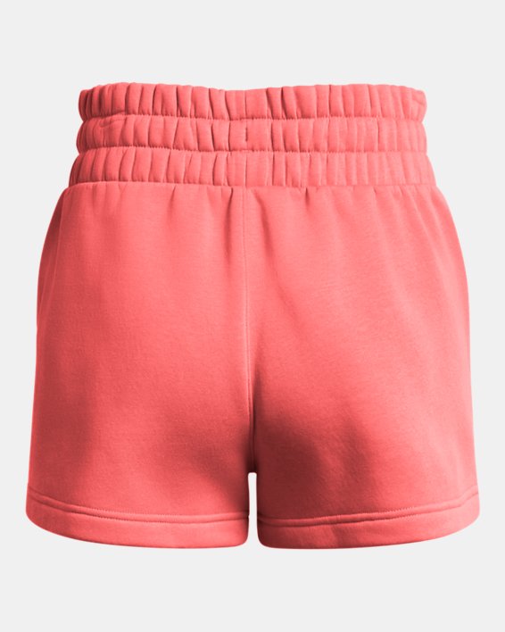 Shorts tipo bóxer UA Icon Fleece para mujer, Pink, pdpMainDesktop image number 6